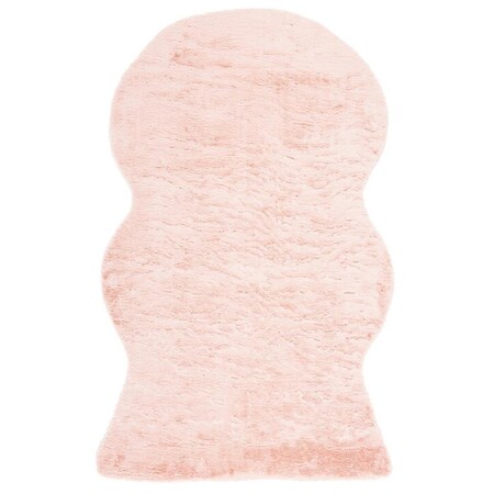 Safavieh 5 x 7 ft. Faux Sheep Skin 515U Power Loomed Rectangle Area Rug, Light Pink FSS515U-57